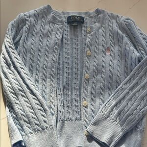Polo Ralph Lauren Sky Blue Knit cardigan 3t